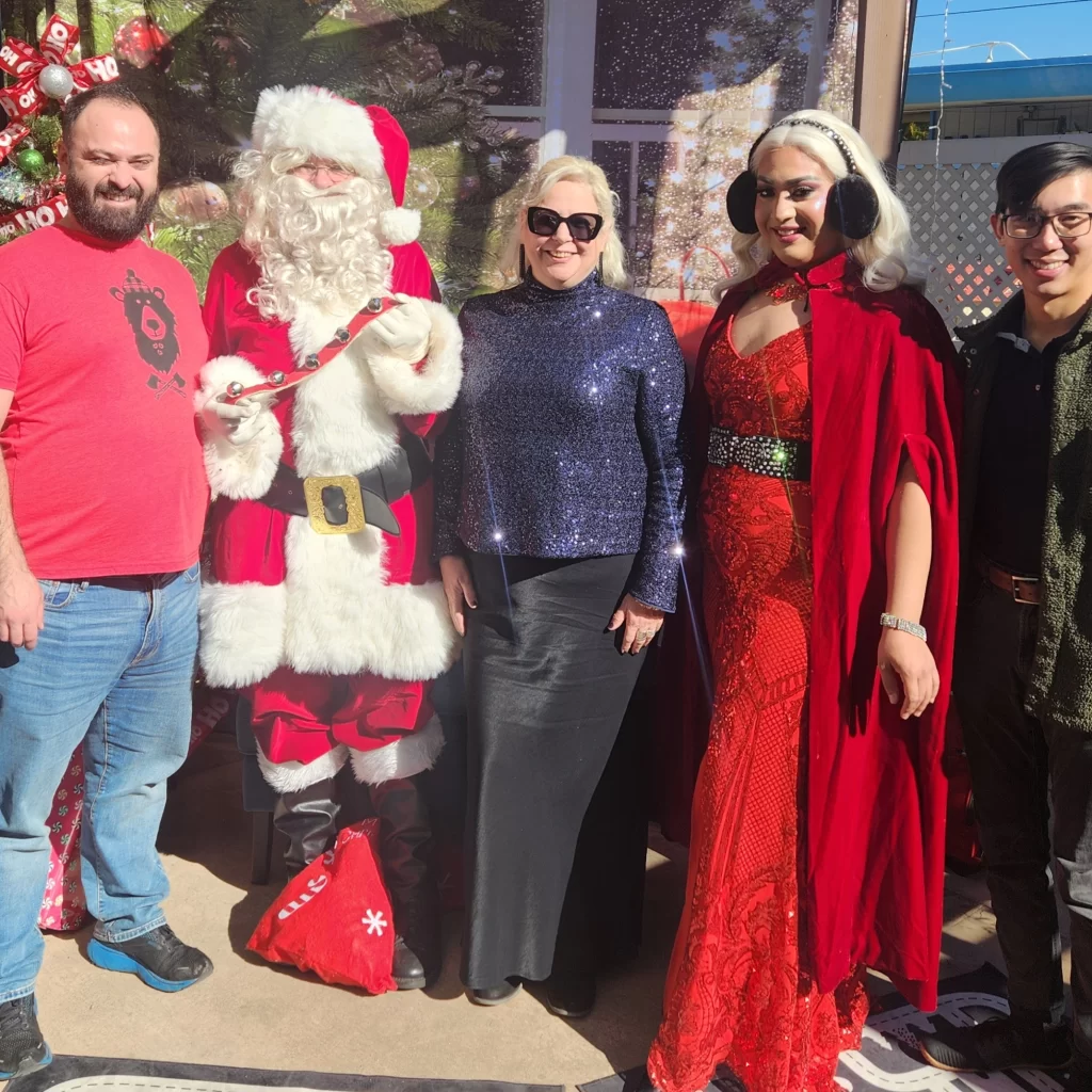 FCC staff with Mr. and Mrs. Claus